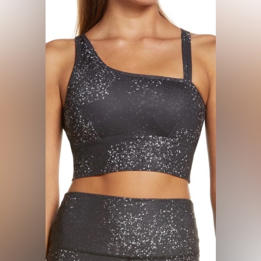 Zella Studio Lite Asymmetric Bra Size Small Activewear Yoga Sporty Athletic